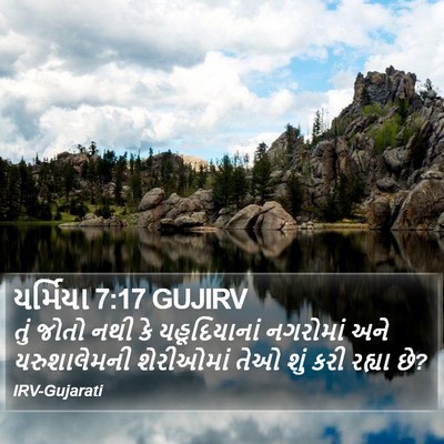 યર્મિયા 7:17 GUJIRV Bible Verse Image