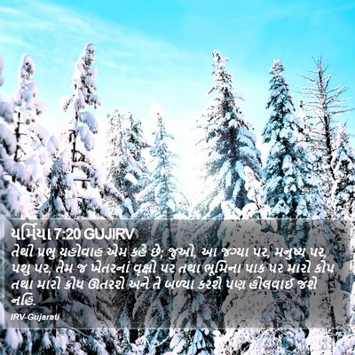 યર્મિયા 7:20 GUJIRV Bible Verse Image