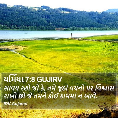 યર્મિયા 7:8 GUJIRV Bible Verse Image