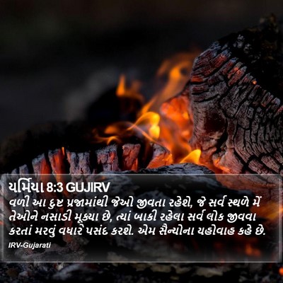 યર્મિયા 8:3 GUJIRV Bible Verse Image