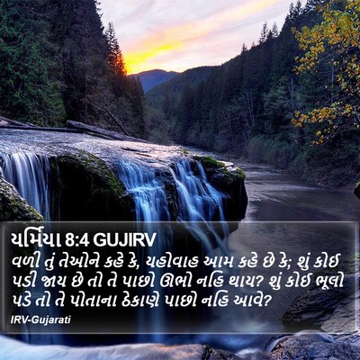યર્મિયા 8:4 GUJIRV Bible Verse Image