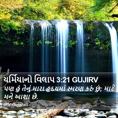 યર્મિયાનો વિલાપ 3:21 GUJIRV Bible Verse Image