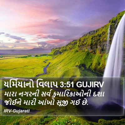 યર્મિયાનો વિલાપ 3:51 GUJIRV Bible Verse Image