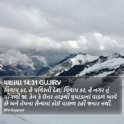 યશાયા 14:31 GUJIRV Bible Verse Image