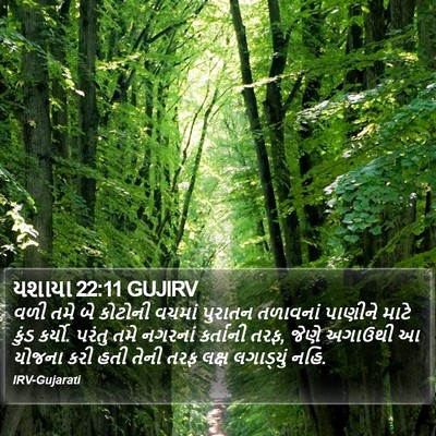 યશાયા 22:11 GUJIRV Bible Verse Image