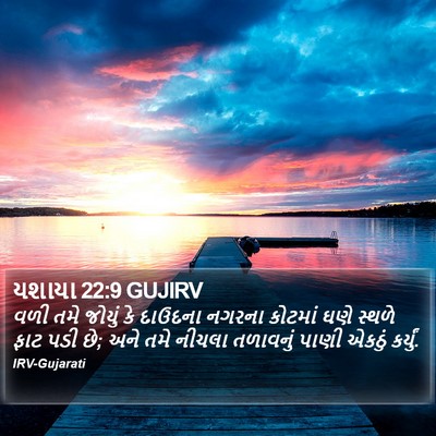 યશાયા 22:9 GUJIRV Bible Verse Image