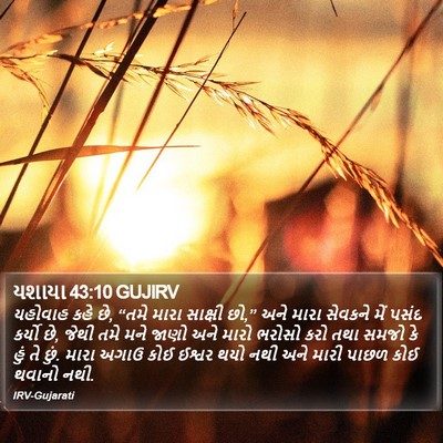 યશાયા 43:10 GUJIRV Bible Verse Image