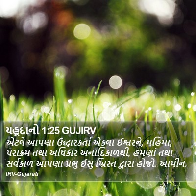 યહૂદાનો 1:25 GUJIRV Bible Verse Image