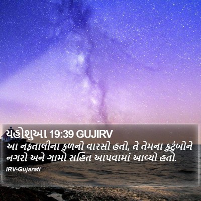 યહોશુઆ 19:39 GUJIRV Bible Verse Image