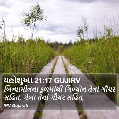 યહોશુઆ 21:17 GUJIRV Bible Verse Image