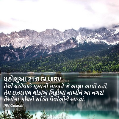 યહોશુઆ 21:8 GUJIRV Bible Verse Image