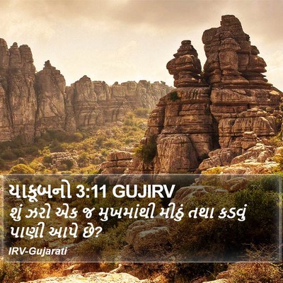 યાકૂબનો 3:11 GUJIRV Bible Verse Image