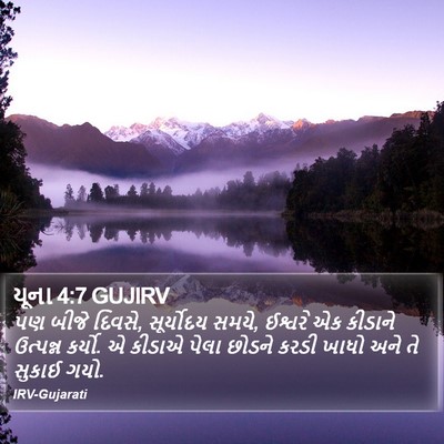 યૂના 4:7 GUJIRV Bible Verse Image
