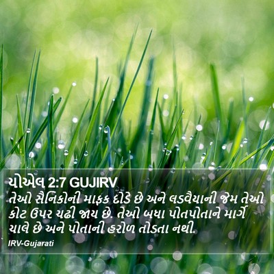 યોએલ 2:7 GUJIRV Bible Verse Image