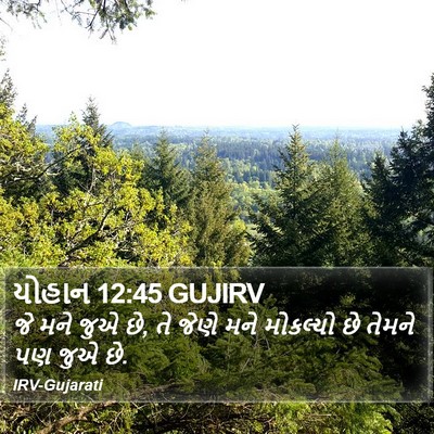 યોહાન 12:45 GUJIRV Bible Verse Image