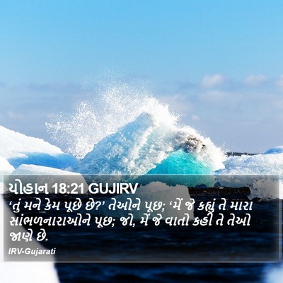 યોહાન 18:21 GUJIRV Bible Verse Image