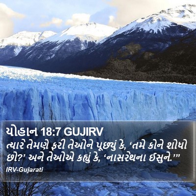 યોહાન 18:7 GUJIRV Bible Verse Image