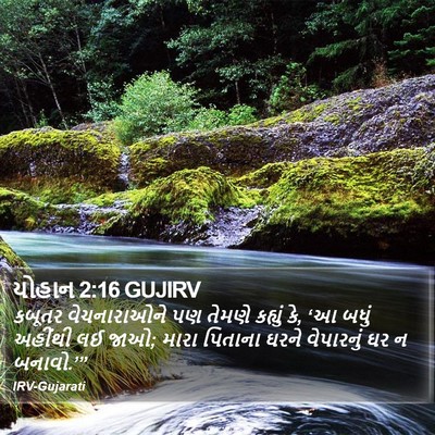 યોહાન 2:16 GUJIRV Bible Verse Image