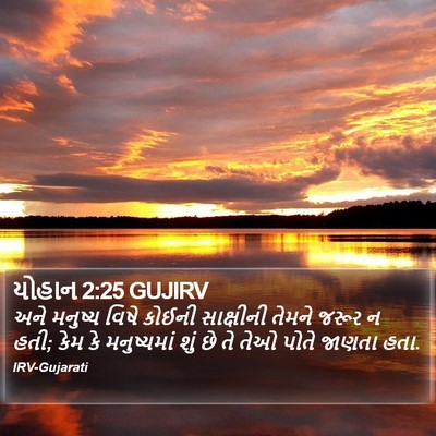 યોહાન 2:25 GUJIRV Bible Verse Image