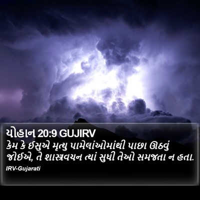 યોહાન 20:9 GUJIRV Bible Verse Image