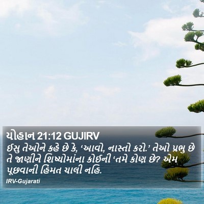 યોહાન 21:12 GUJIRV Bible Verse Image