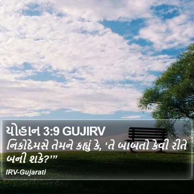 યોહાન 3:9 GUJIRV Bible Verse Image