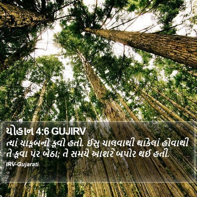 યોહાન 4:6 GUJIRV Bible Verse Image