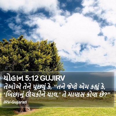 યોહાન 5:12 GUJIRV Bible Verse Image