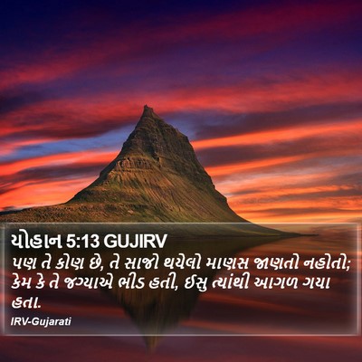 યોહાન 5:13 GUJIRV Bible Verse Image