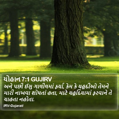 યોહાન 7:1 GUJIRV Bible Verse Image