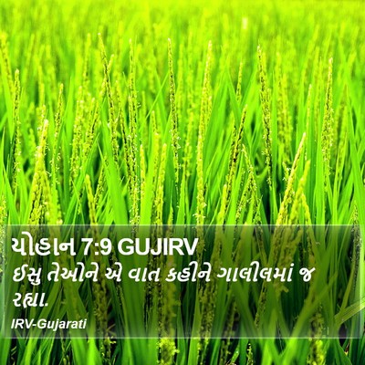 યોહાન 7:9 GUJIRV Bible Verse Image
