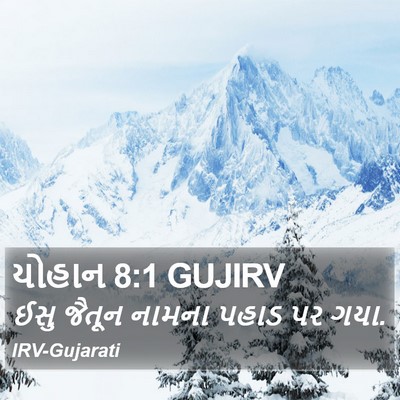 યોહાન 8:1 GUJIRV Bible Verse Image