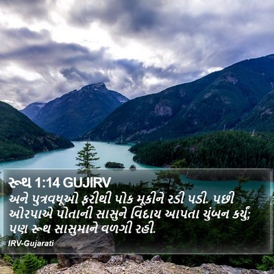 રૂથ 1:14 GUJIRV Bible Verse Image