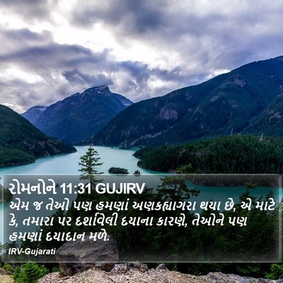 રોમનોને 11:31 GUJIRV Bible Verse Image