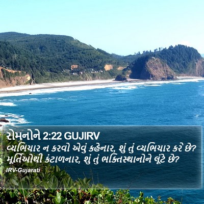 રોમનોને 2:22 GUJIRV Bible Verse Image
