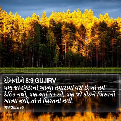 રોમનોને 8:9 GUJIRV Bible Verse Image