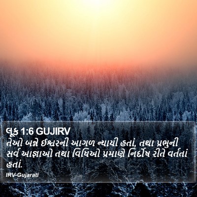 લૂક 1:6 GUJIRV Bible Verse Image