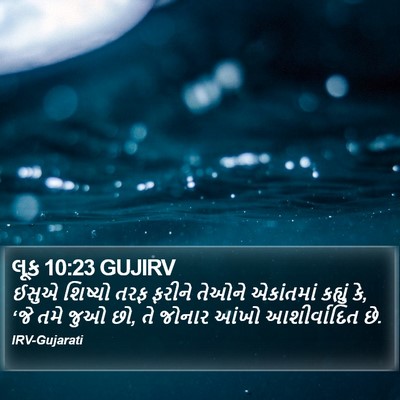 લૂક 10:23 GUJIRV Bible Verse Image