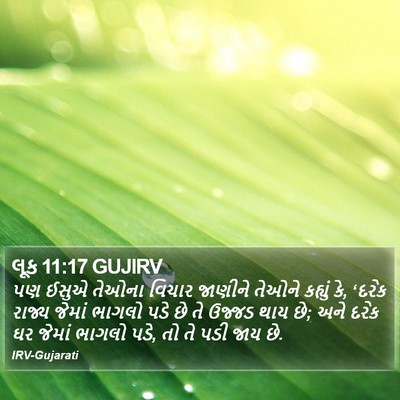 લૂક 11:17 GUJIRV Bible Verse Image