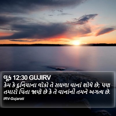 લૂક 12:30 GUJIRV Bible Verse Image