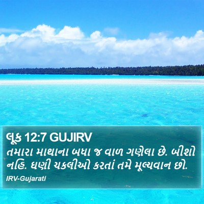 લૂક 12:7 GUJIRV Bible Verse Image