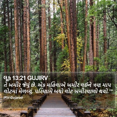 લૂક 13:21 GUJIRV Bible Verse Image