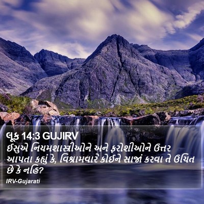 લૂક 14:3 GUJIRV Bible Verse Image