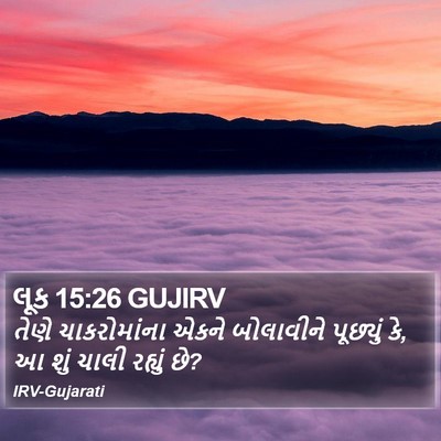 લૂક 15:26 GUJIRV Bible Verse Image