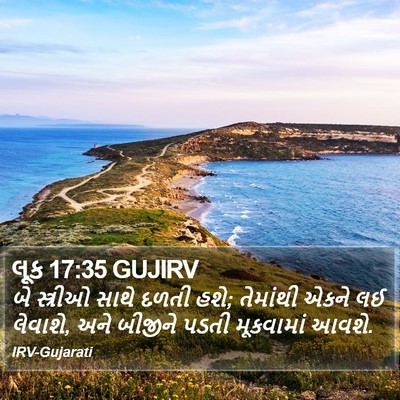 લૂક 17:35 GUJIRV Bible Verse Image