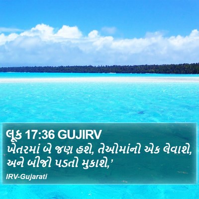 લૂક 17:36 GUJIRV Bible Verse Image