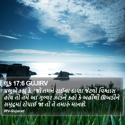 લૂક 17:6 GUJIRV Bible Verse Image
