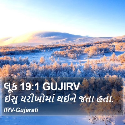 લૂક 19:1 GUJIRV Bible Verse Image