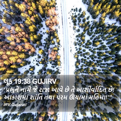 લૂક 19:38 GUJIRV Bible Verse Image