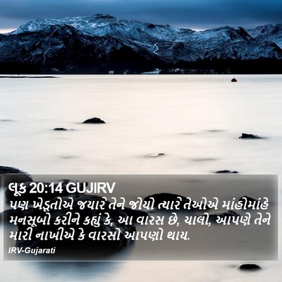 લૂક 20:14 GUJIRV Bible Verse Image